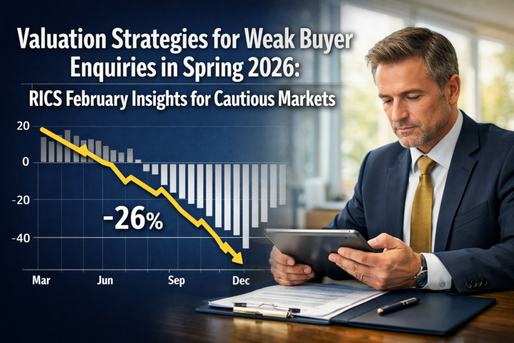 Valuation Strategies for Weak Buyer Enquiries in Spring 2026: RICS February Insights for Cautious Markets