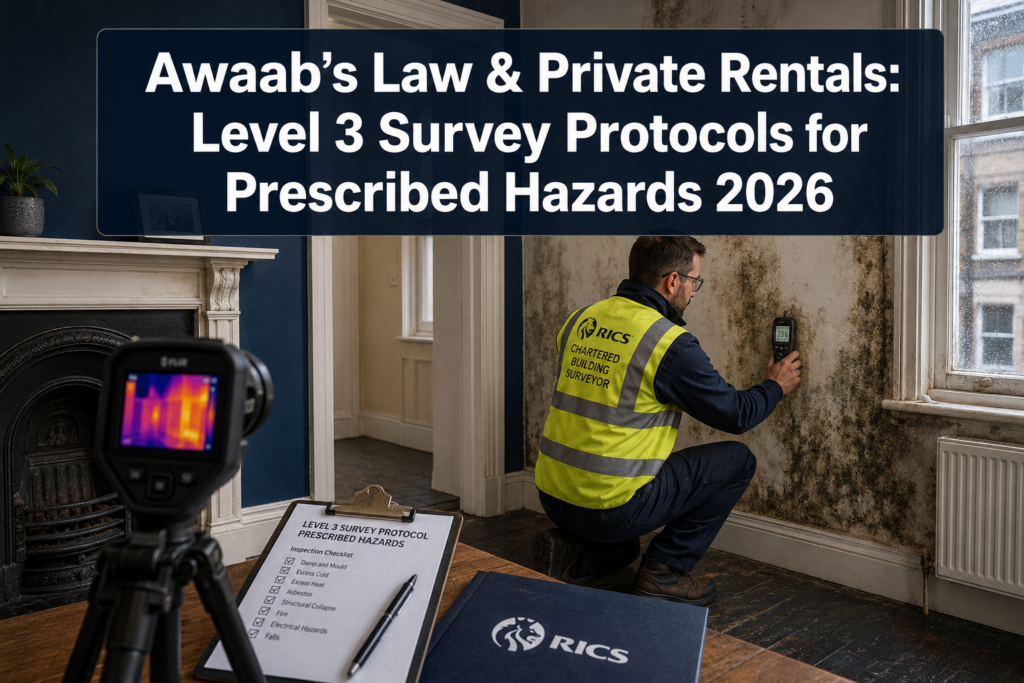 Awaab’s Law Expansion to Private Rentals: Building Survey Protocols for Prescribed Hazards in Level 3 Inspections
