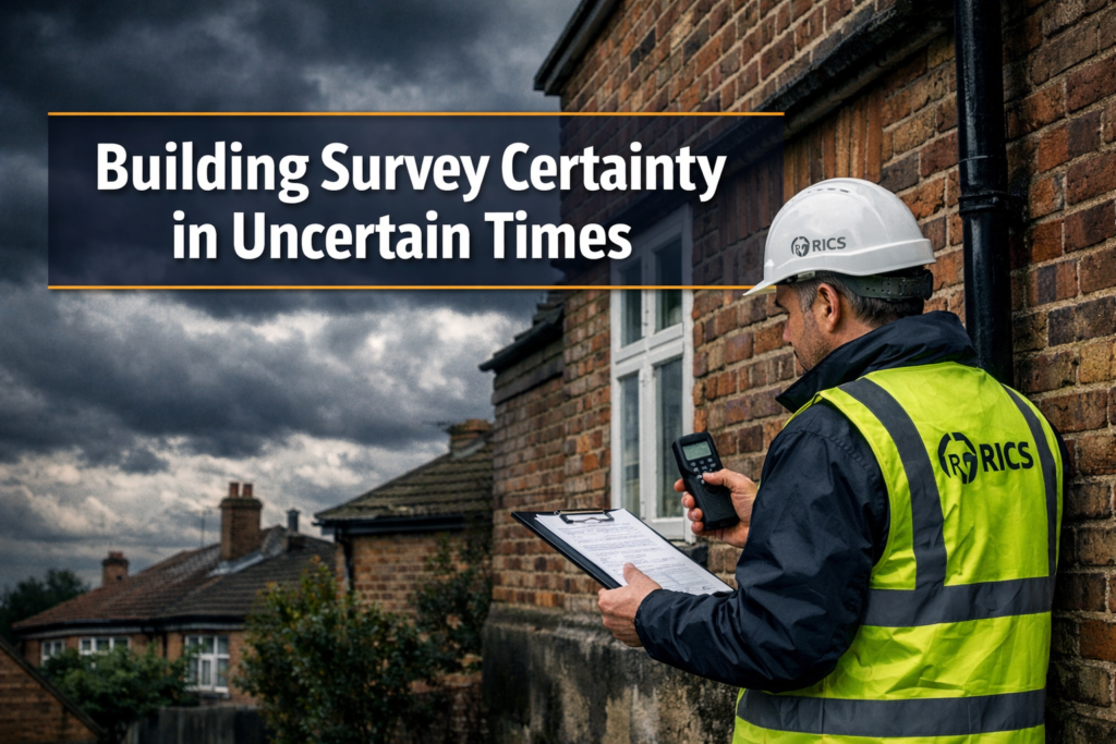Building Survey Certainty in Uncertain Times: How Level 3 Protocols Address Client Risk Management in 2026's -26% Buyer Enquiry Decline