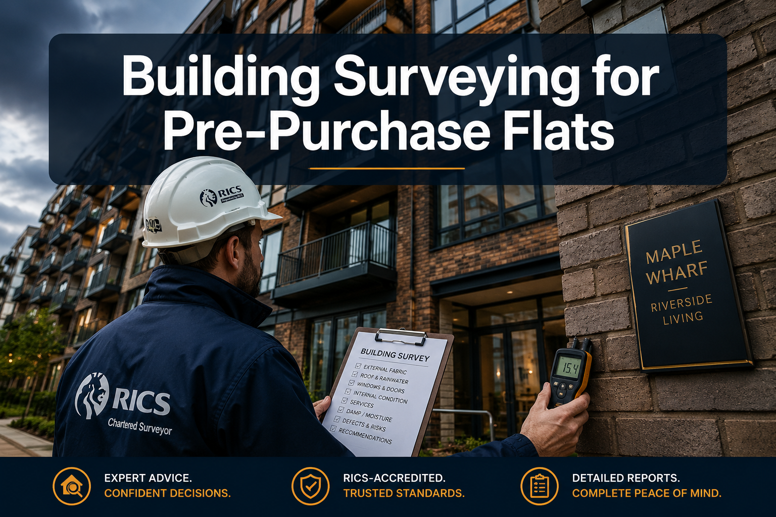 Building Surveying for Pre-Purchase Flats: Leasehold Risks, Service Charge Clues, and Hidden Defects Buyers Miss