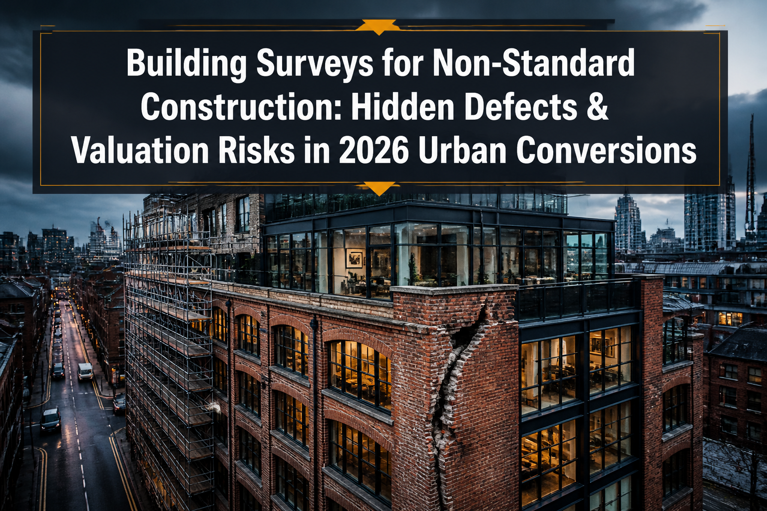 Building Surveys for Non-Standard Construction in 2026 Urban Conversions: Hidden Defects and Valuation Risks