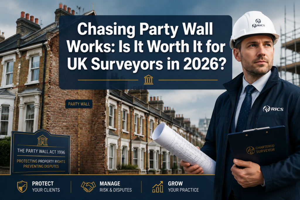 Chasing Party Wall Works: Is It Worth It for UK Surveyors in 2026?