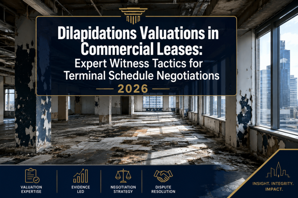 Dilapidations Valuations in Commercial Leases: Expert Witness Tactics for Terminal Schedule Negotiations 2026