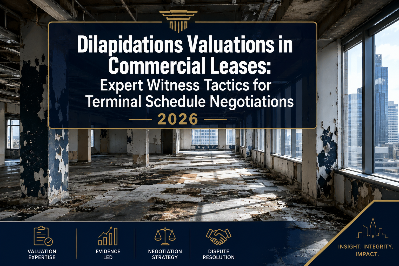 Dilapidations Valuations in Commercial Leases: Expert Witness Tactics for Terminal Schedule Negotiations 2026