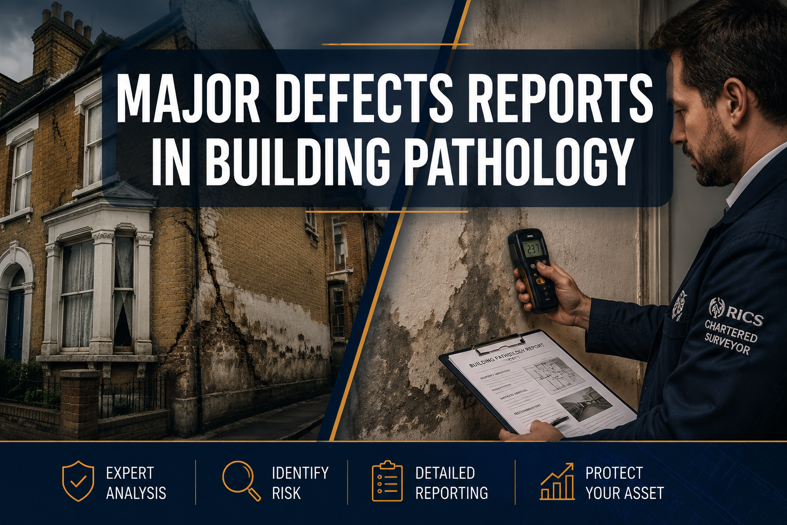 Major Defects Reports in Building Pathology: 30+ Years Expertise for UK Residential Diagnosis 2026