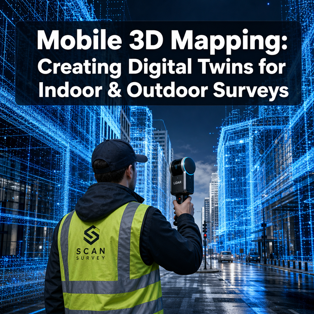 Mobile 3D Mapping Techniques: Creating Digital Twins for Indoor and Outdoor Surveys