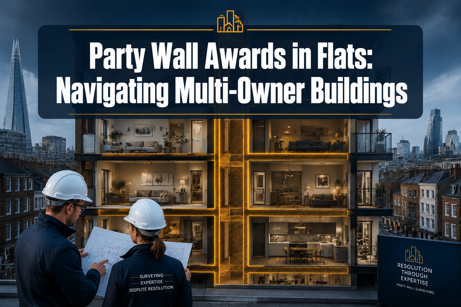 Party Wall Awards for Structural Alterations in Flats: How Surveyors Handle Multi-Owner Buildings and Management Company Complications