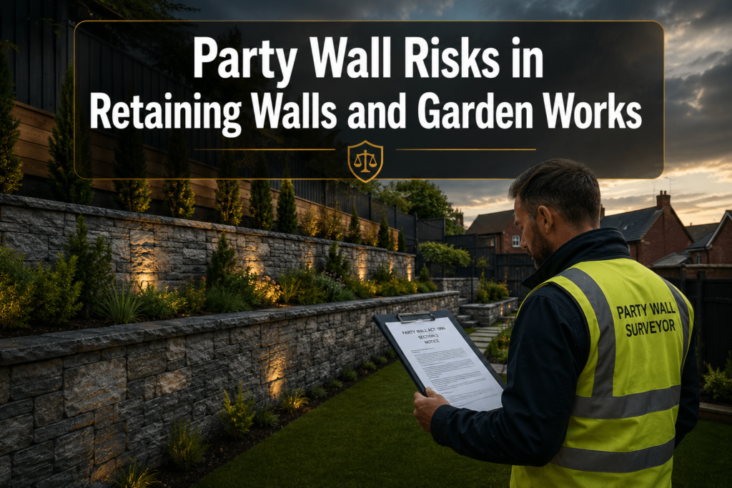 Party Wall Risks in Retaining Walls and Garden Works: When Landscaping Projects Trigger Legal Duties