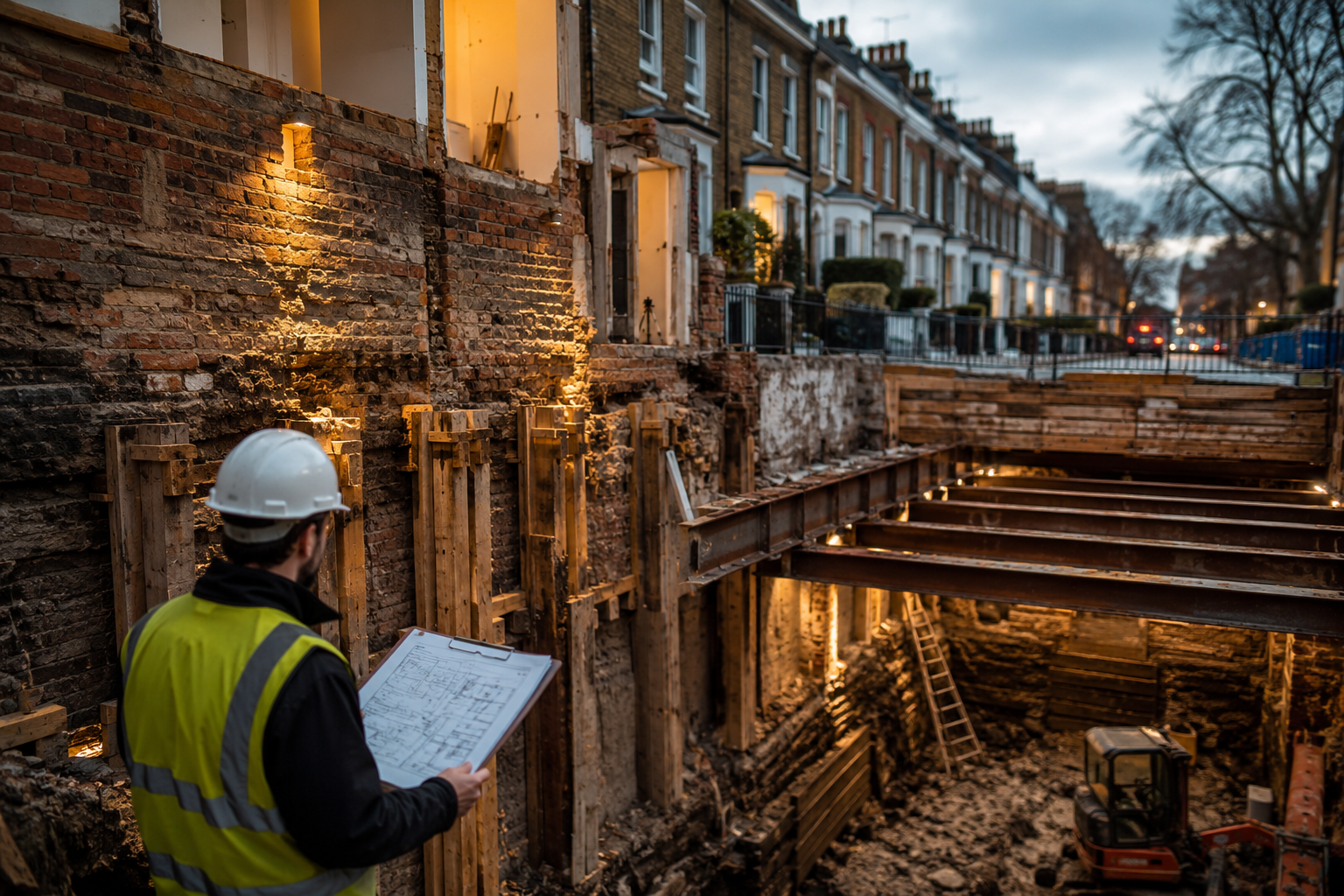 Party Wall Surveying for Basement Conversions: Navigating Deeper Excavations in Stabilising Southern Markets