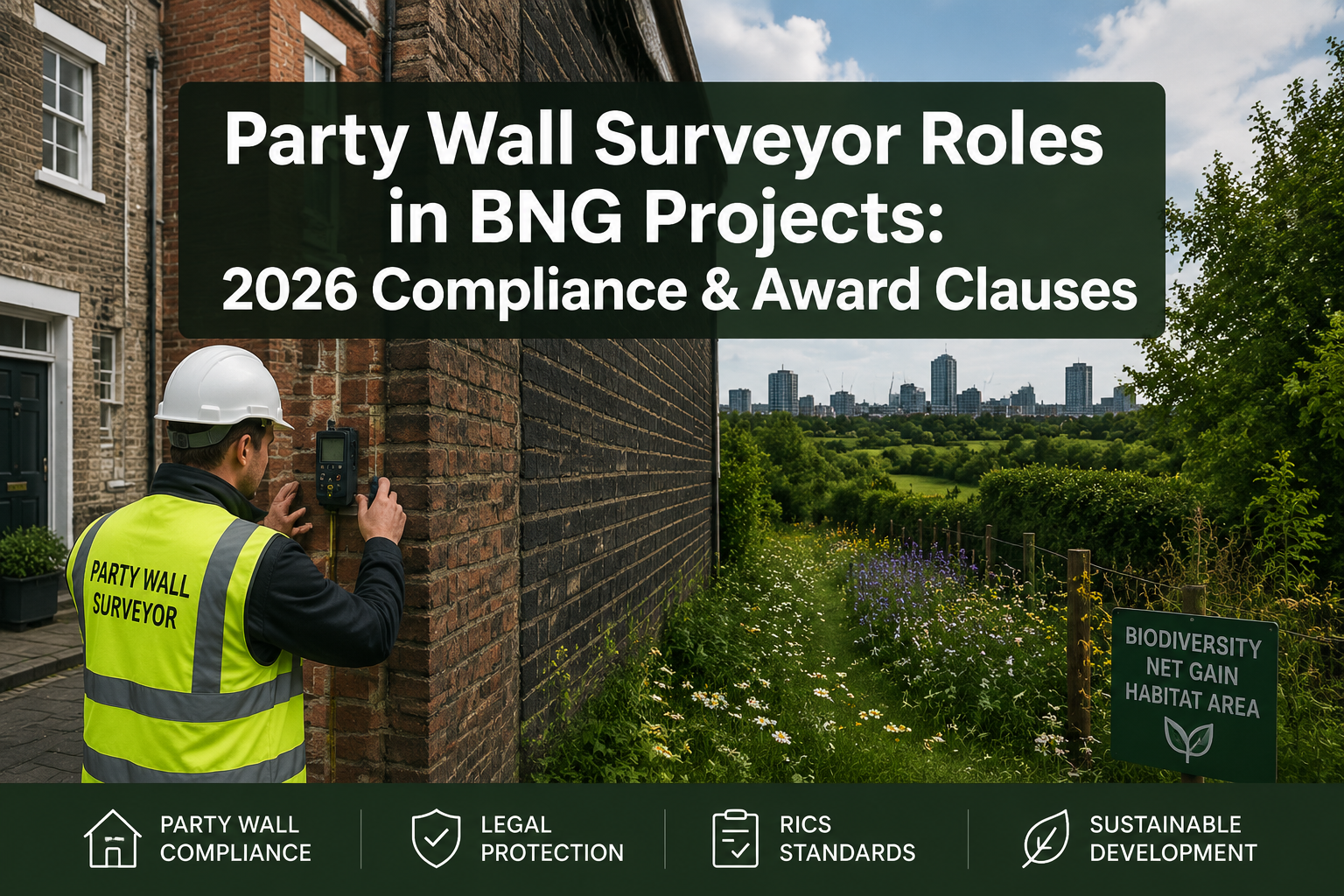 Party Wall Surveyor Roles in Biodiversity Net Gain Projects: 2026 BNG Compliance and Award Clauses