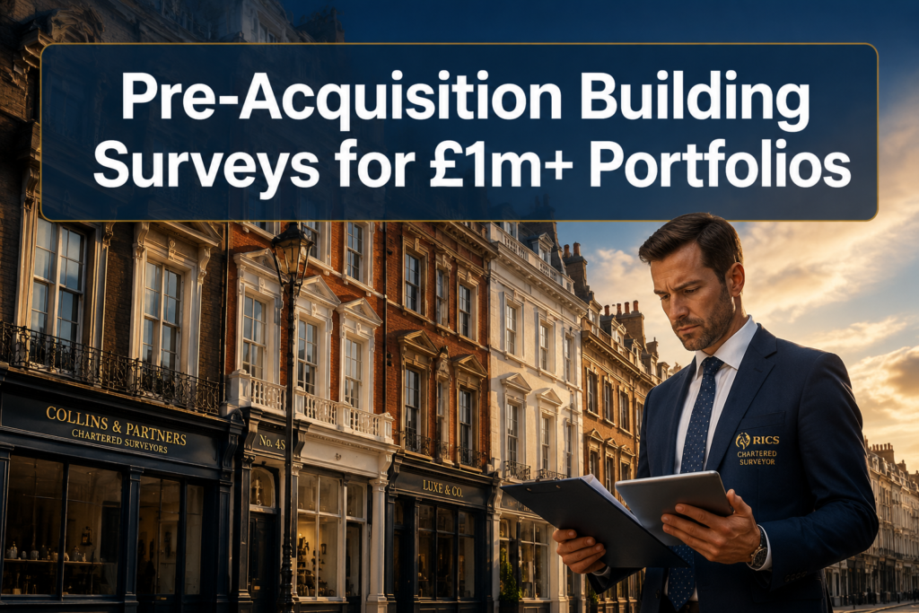 Pre-Acquisition Building Surveys for £1m+ Portfolios: Mitigating Valuation Risks in Recovering Markets