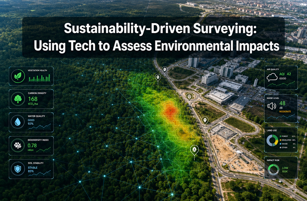 Sustainability-Driven Surveying: Using Tech to Assess Environmental Impacts