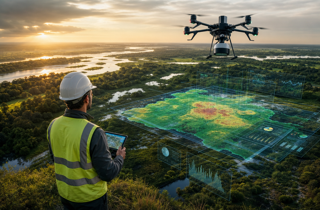 Sustainability in Surveying: Using Tech to Assess Environmental Impacts and Regulations