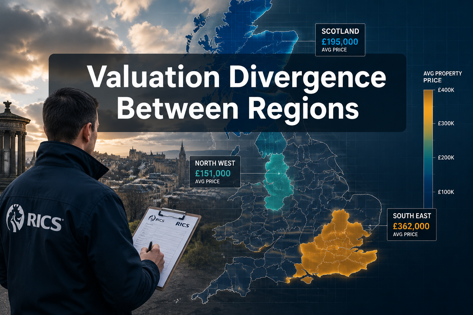 Valuation Divergence Between Regions: How Building Surveyors Adapt to Scotland, North West, and South East Price Variations in 2026