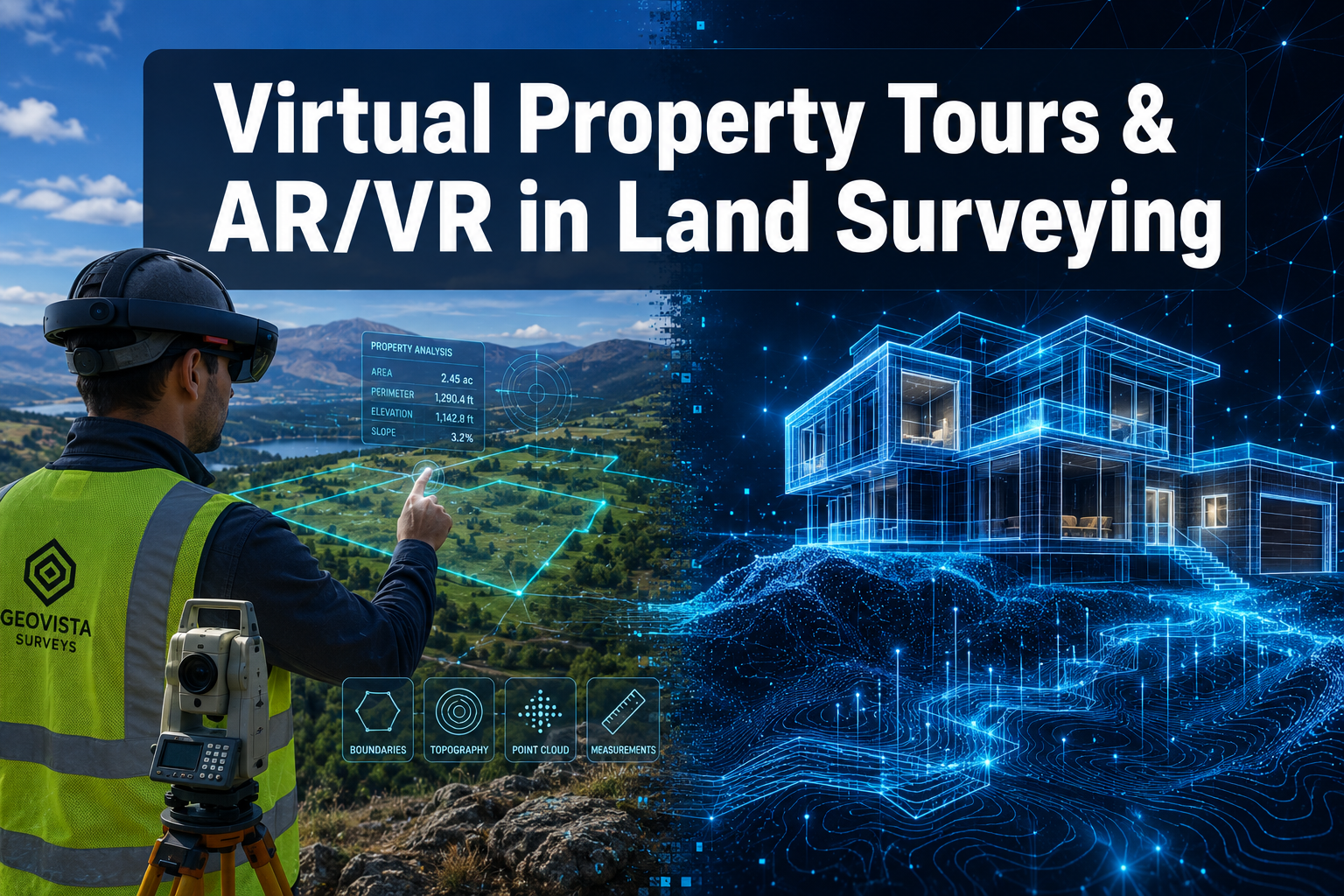Virtual Property Tours and AR/VR in Land Surveying for Remote Assessments