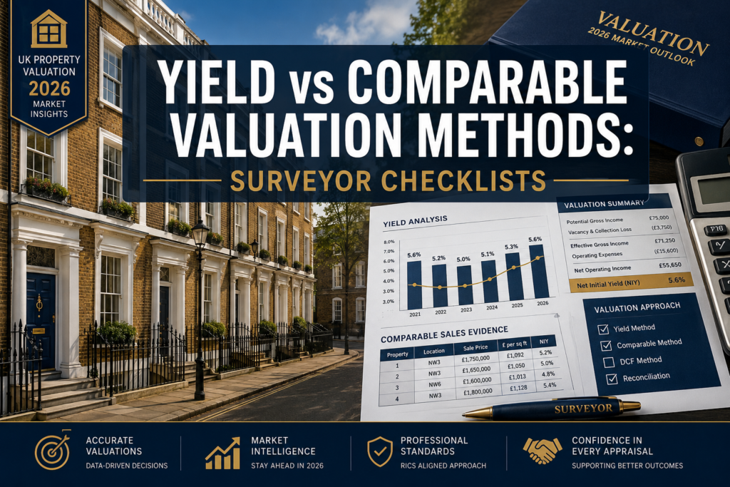 Yield vs Comparable Valuation Methods: Surveyor Checklists for Residential Investment Sanity Checks