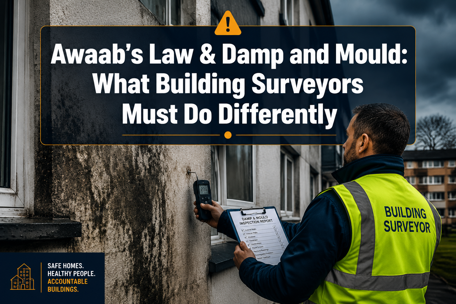 Awaab’s Law and damp & mould: what building surveyors must do differently in social housing reports