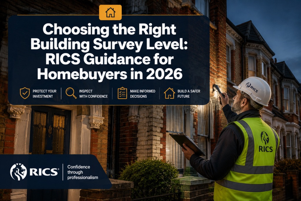 Choosing the Right Building Survey Level: RICS Guidance for Homebuyers in 2026
