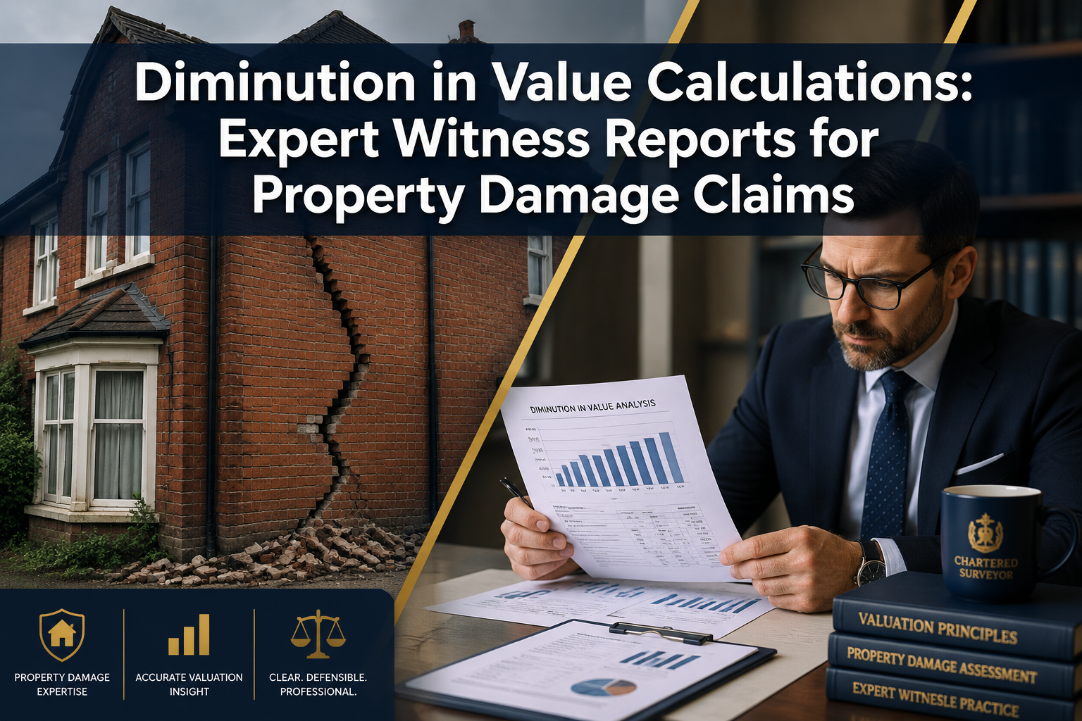 Diminution in Value Calculations: Expert Witness Reports for Property Damage Claims