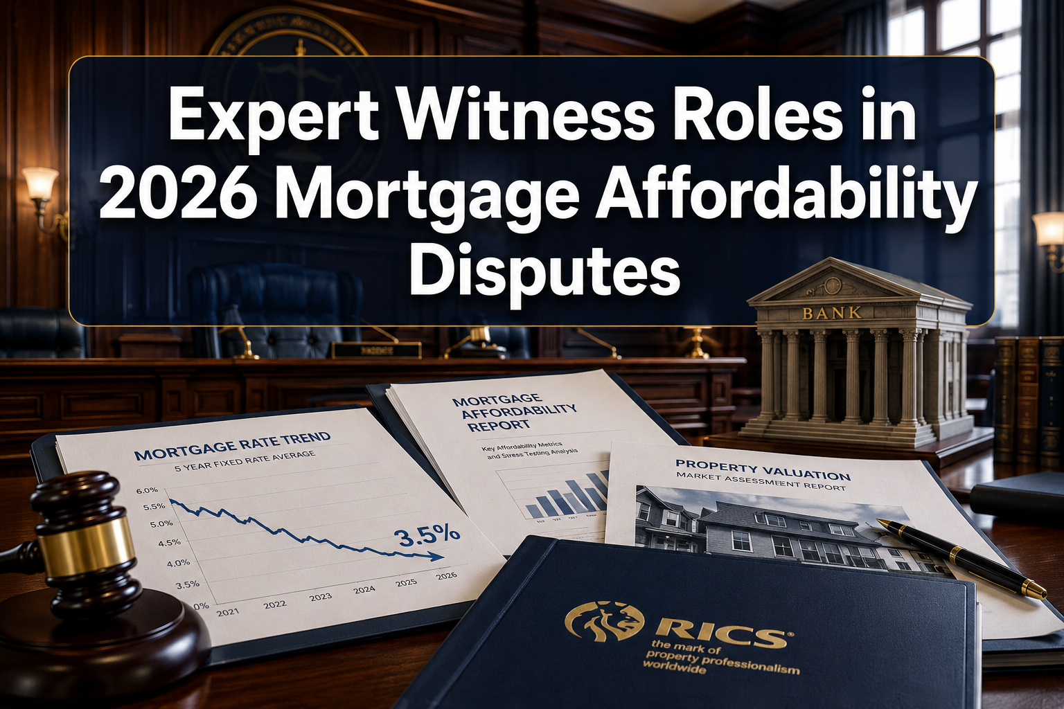 Expert Witness Roles in 2026 Mortgage Affordability Disputes: Navigating Lower Rates and Lending Flexibility
