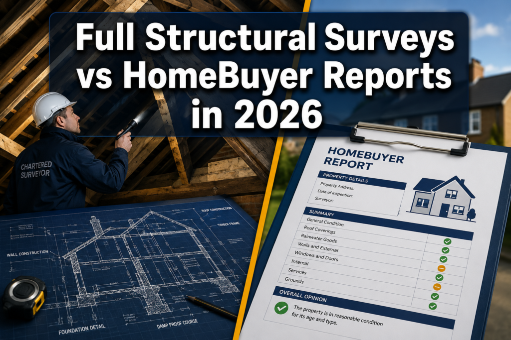 Full Structural Surveys vs HomeBuyer Reports in 2026's Cautious Buyer Market