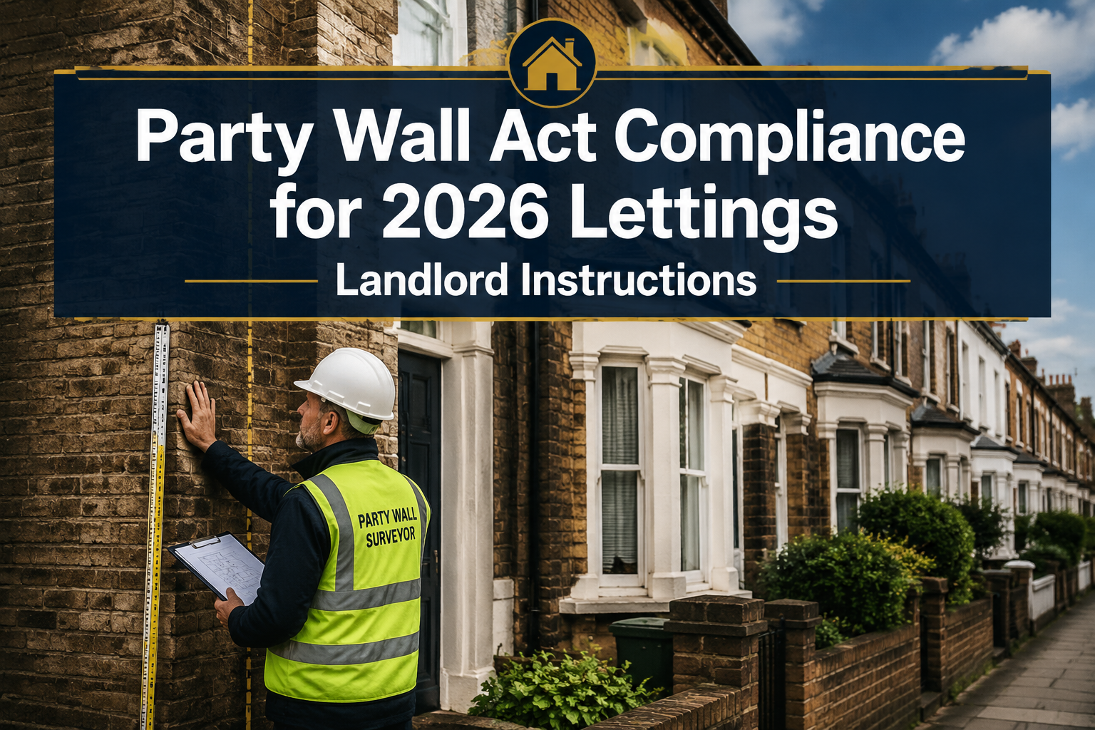 Party Wall Act Compliance for 2026 Lettings Landlord Instructions: Surveys Amid RICS-Reported Supply Constraints
