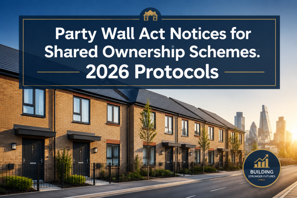Party Wall Act Notices for Shared Ownership Schemes: 2026 Protocols in Recovering Affordable Markets