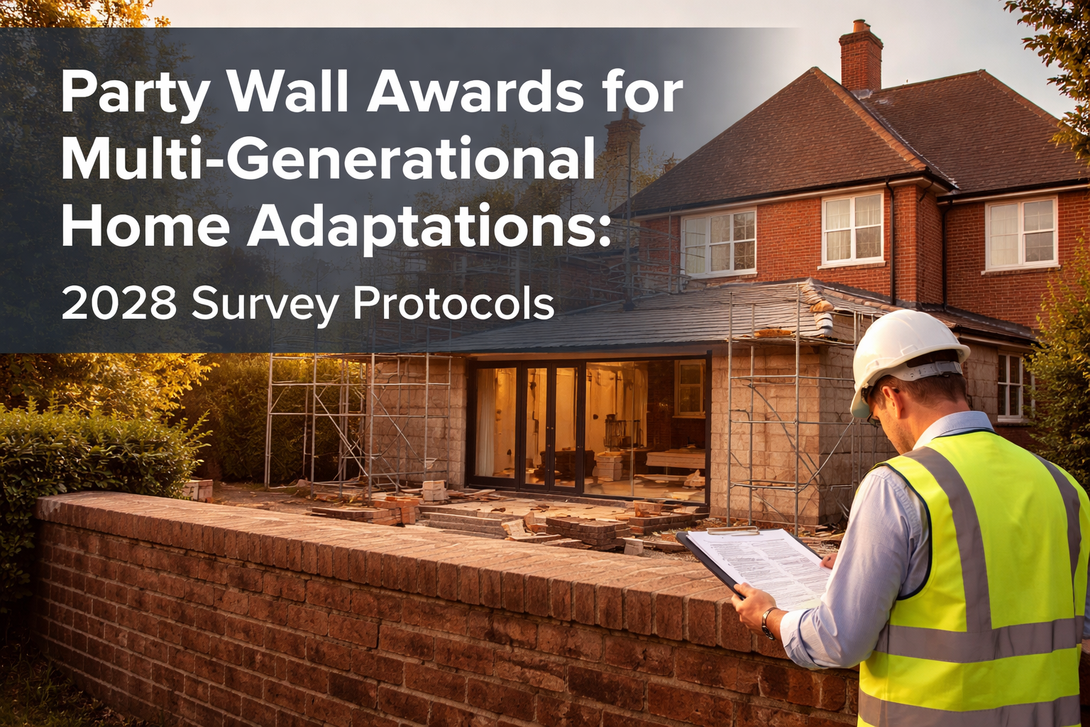 Party Wall Awards for Multi-Generational Home Adaptations: 2026 Survey Protocols for Family Extensions