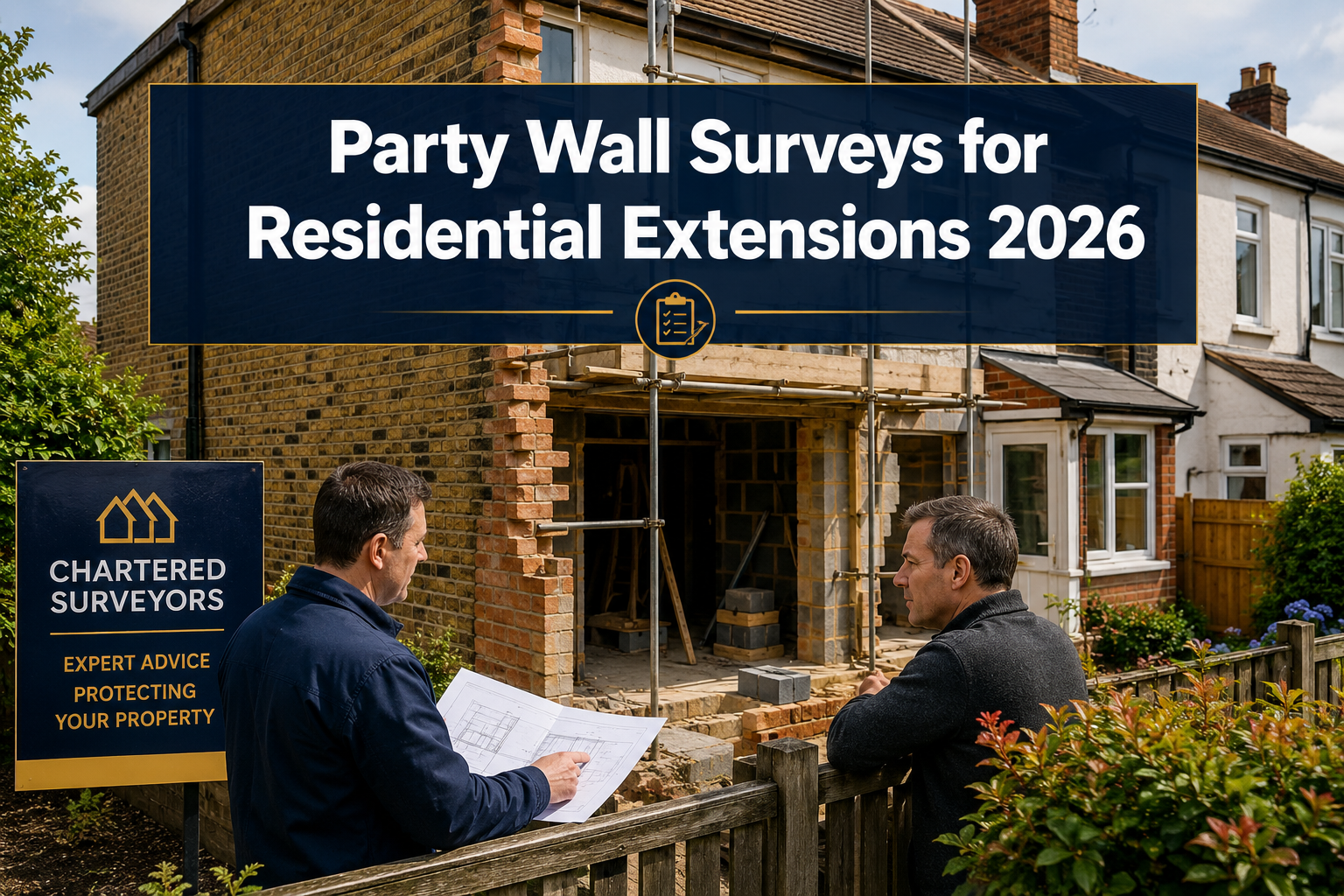 Party Wall Surveys for Residential Extensions: Notice Requirements, Timeline Management, and Neighbor Relations in 2026