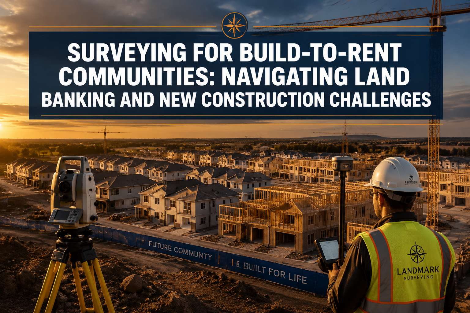 Surveying for Build-to-Rent Communities: Navigating Land Banking and New Construction Challenges