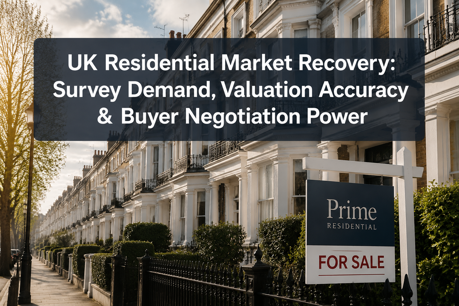 UK residential market recovery: implications for survey demand, valuation accuracy and buyer negotiation power